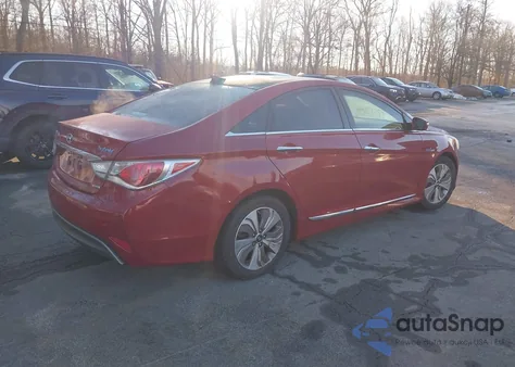 2013 Hyundai Sonata Hybrid Limited z USA, uszkodzony, nr VIN KMHEC4A46DA080504